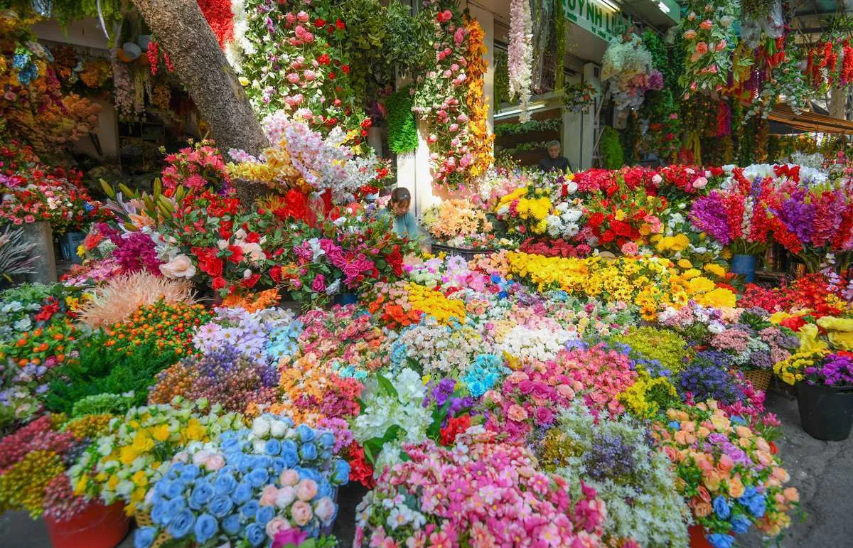 Flowers at market